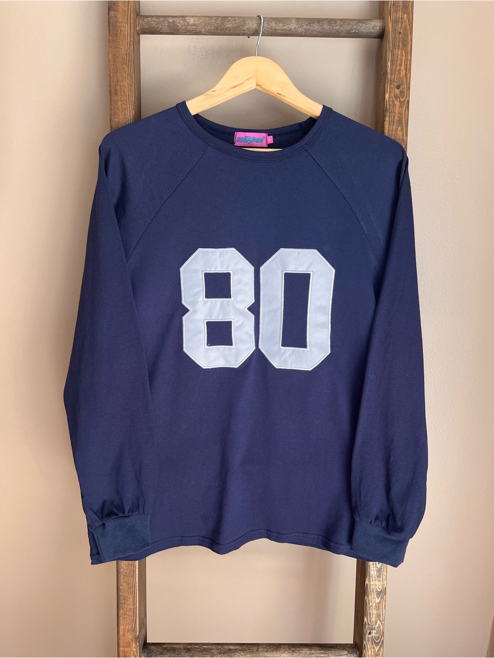 Edikted Navy Blue with White '80' Graphic